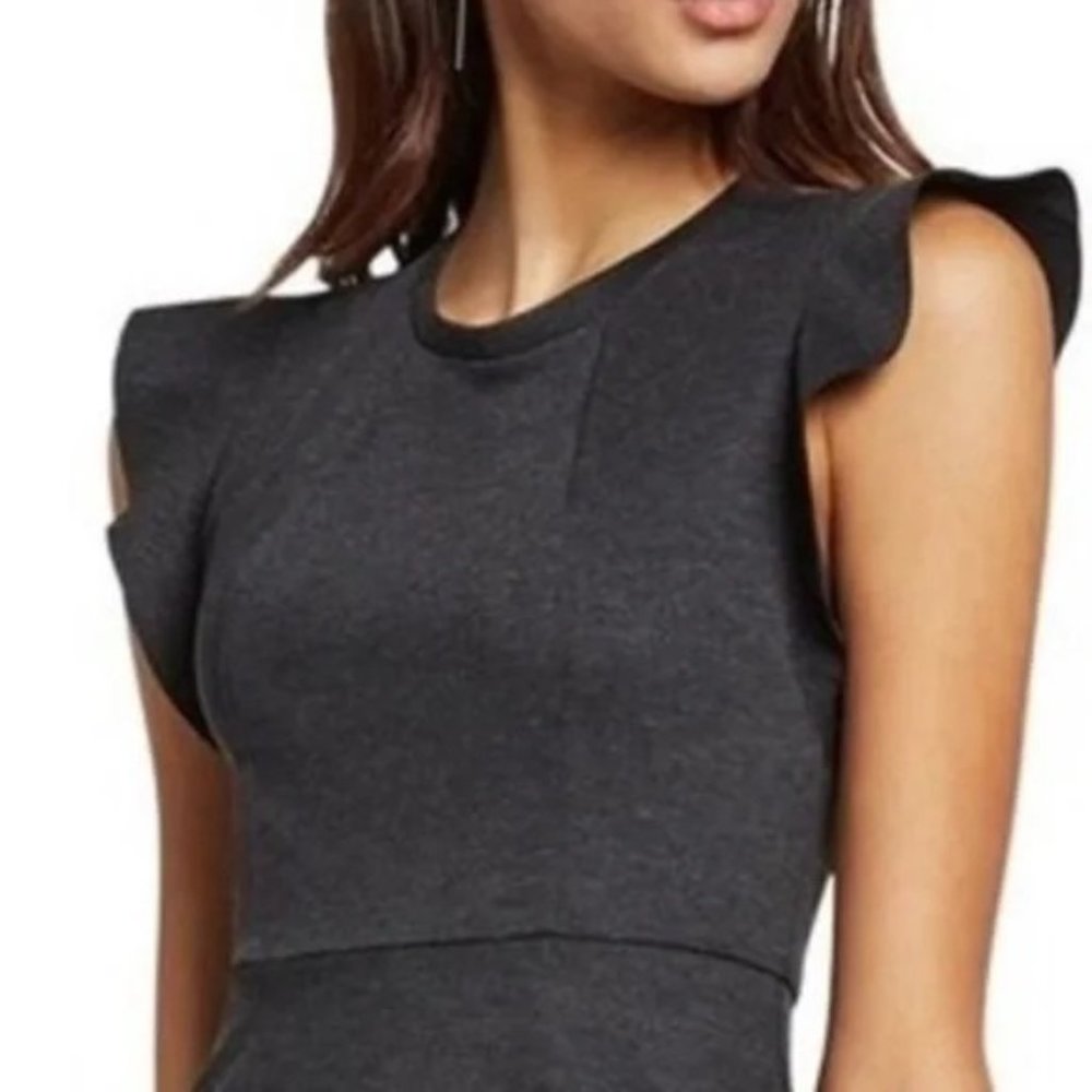 Nwt Bcbgeneration Womens Flutter Sleeve Dress Xgn… - image 2